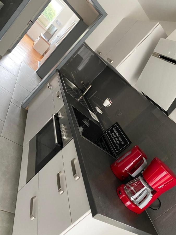 Schoene Ferienwohnung Mit Grossem Garten Flensburg Exterior foto